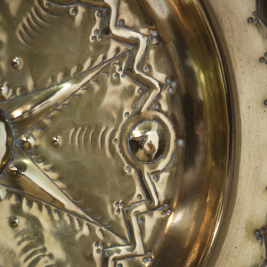 17th Century Brass Alms Dish