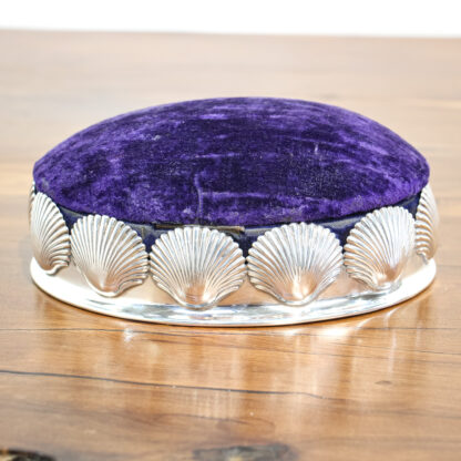 Victorian Silver Pin Cushion Jewellery Box - Image 3