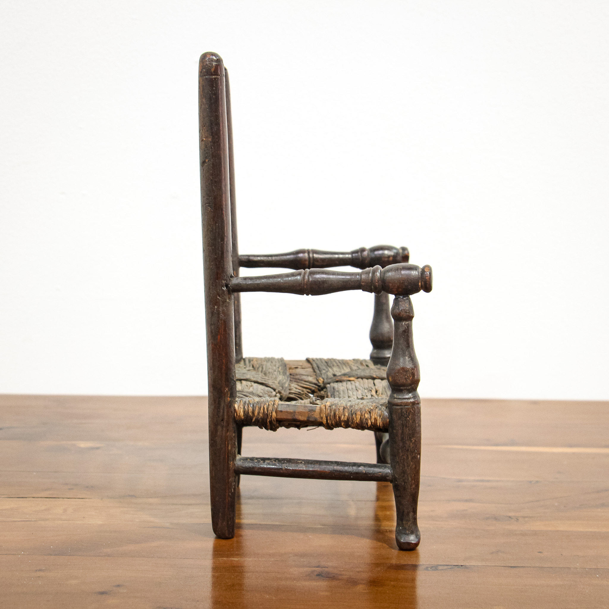 Unusual Toy Rush Seated Ladder Back Chair