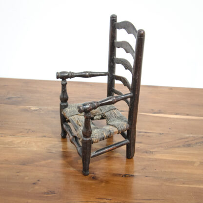 Unusual Toy Rush Seated Ladder Back Chair