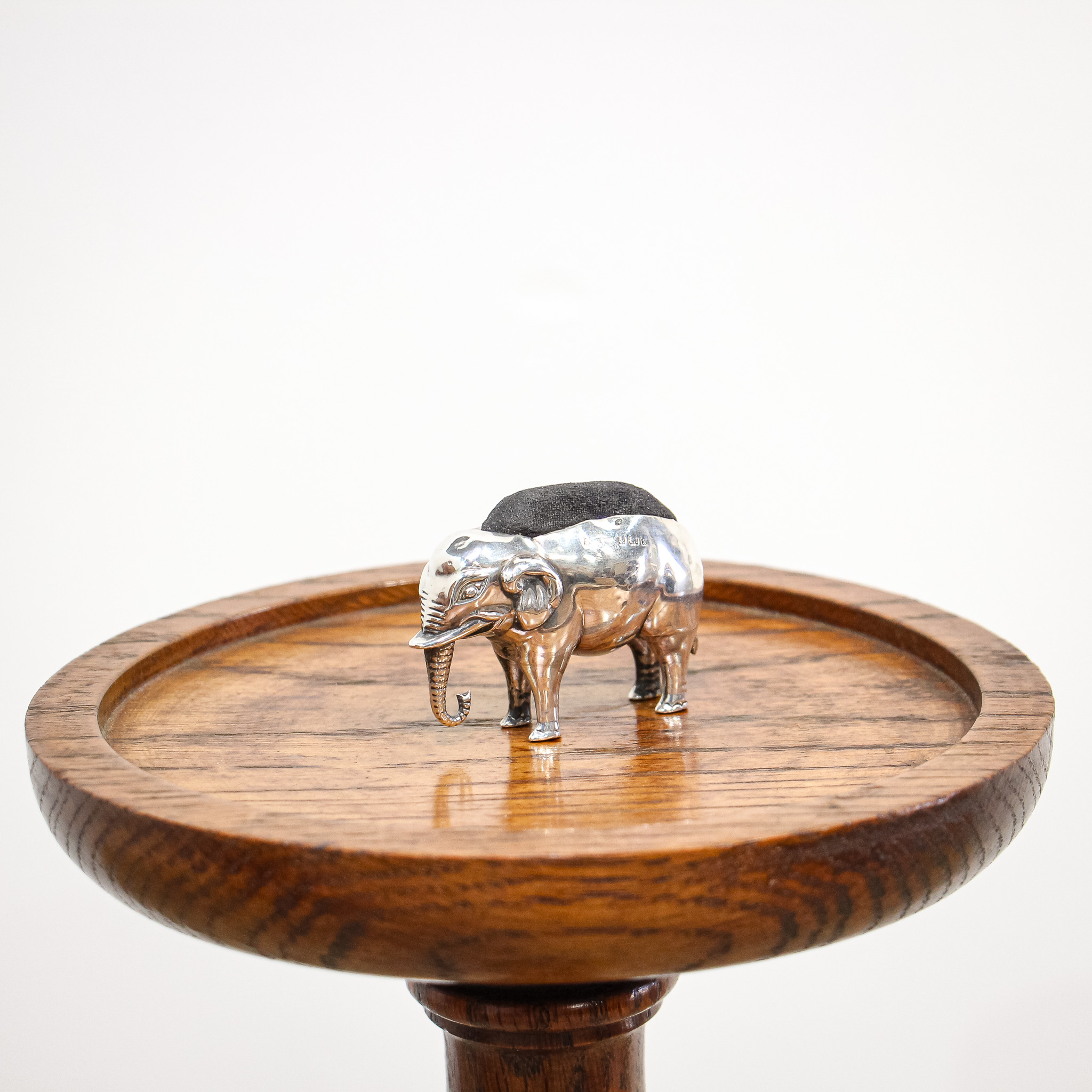 Edwardian Silver Elephant Pin Cushion