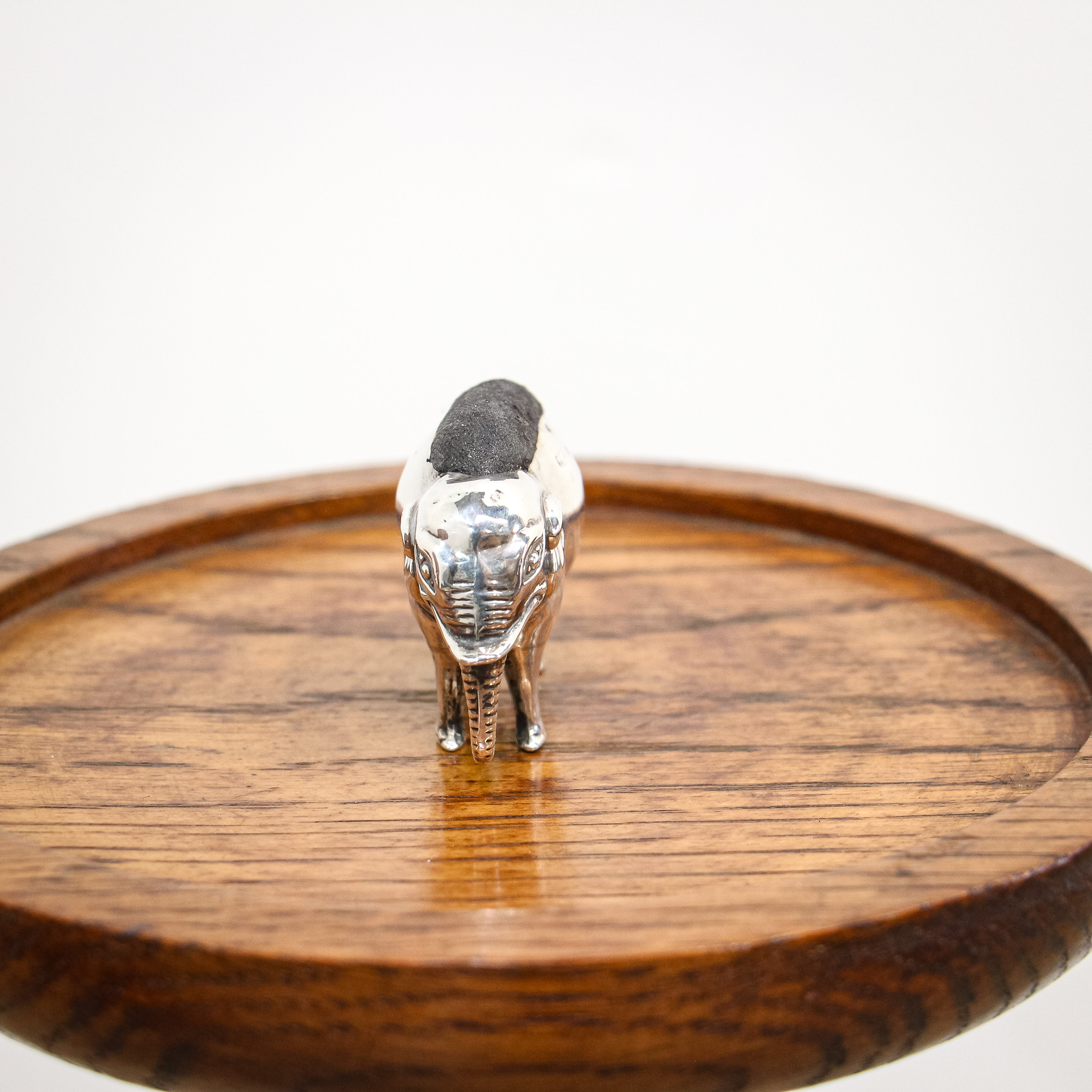 Edwardian Silver Elephant Pin Cushion