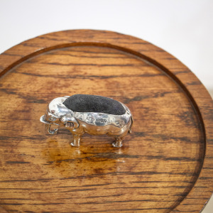 Edwardian Silver Elephant Pin Cushion