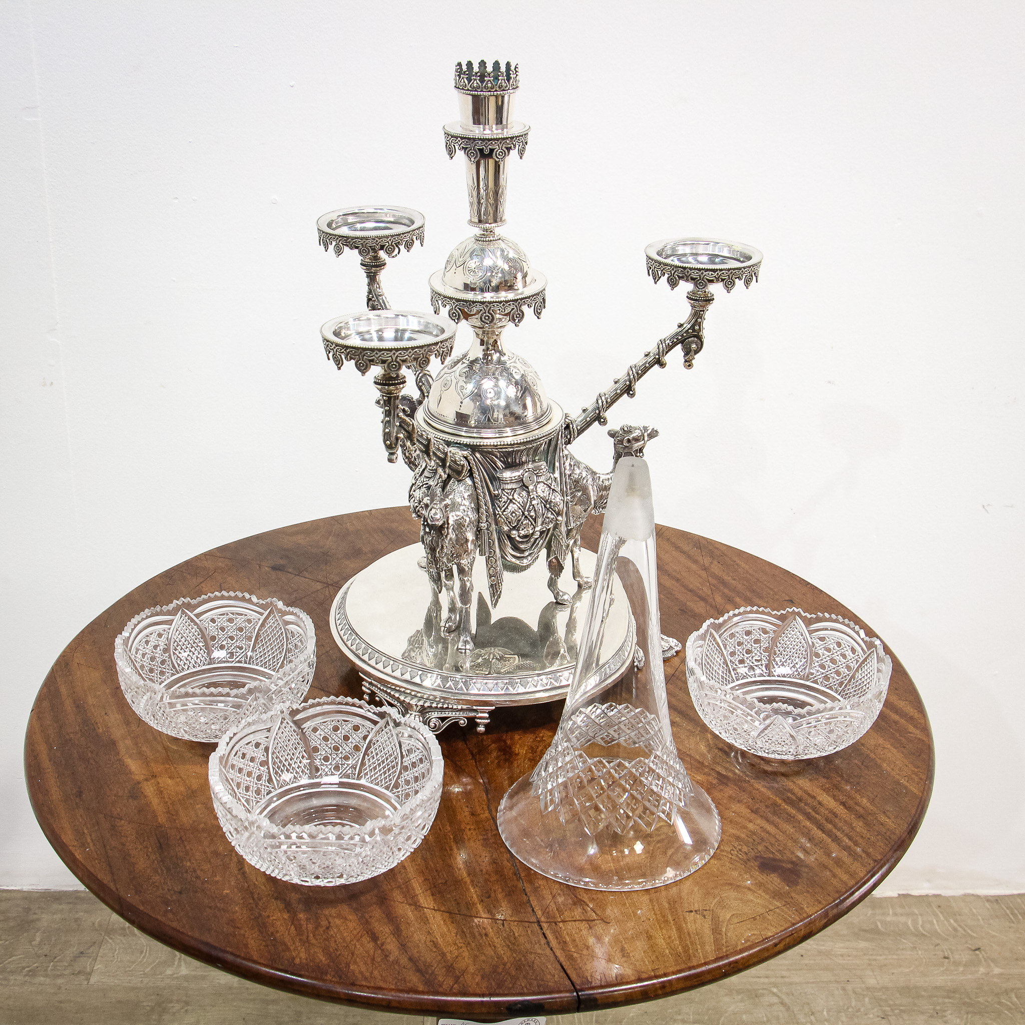 Fantastic Victorian Silver Plate Centrepiece