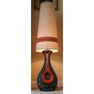 West German Ceramic Floor Lamp