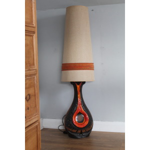 West German Ceramic Floor Lamp