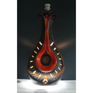 West German Ceramic Floor Lamp