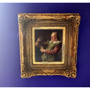 Painting by Fritz Wagner (Munich 1896-1939) - oil on wood - signed
