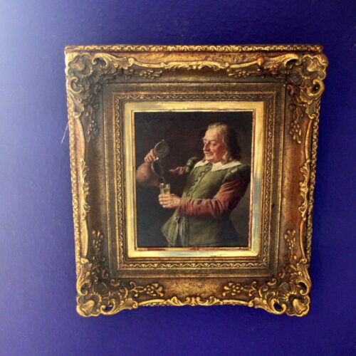 Painting by Fritz Wagner (Munich 1896-1939) - oil on wood - signed