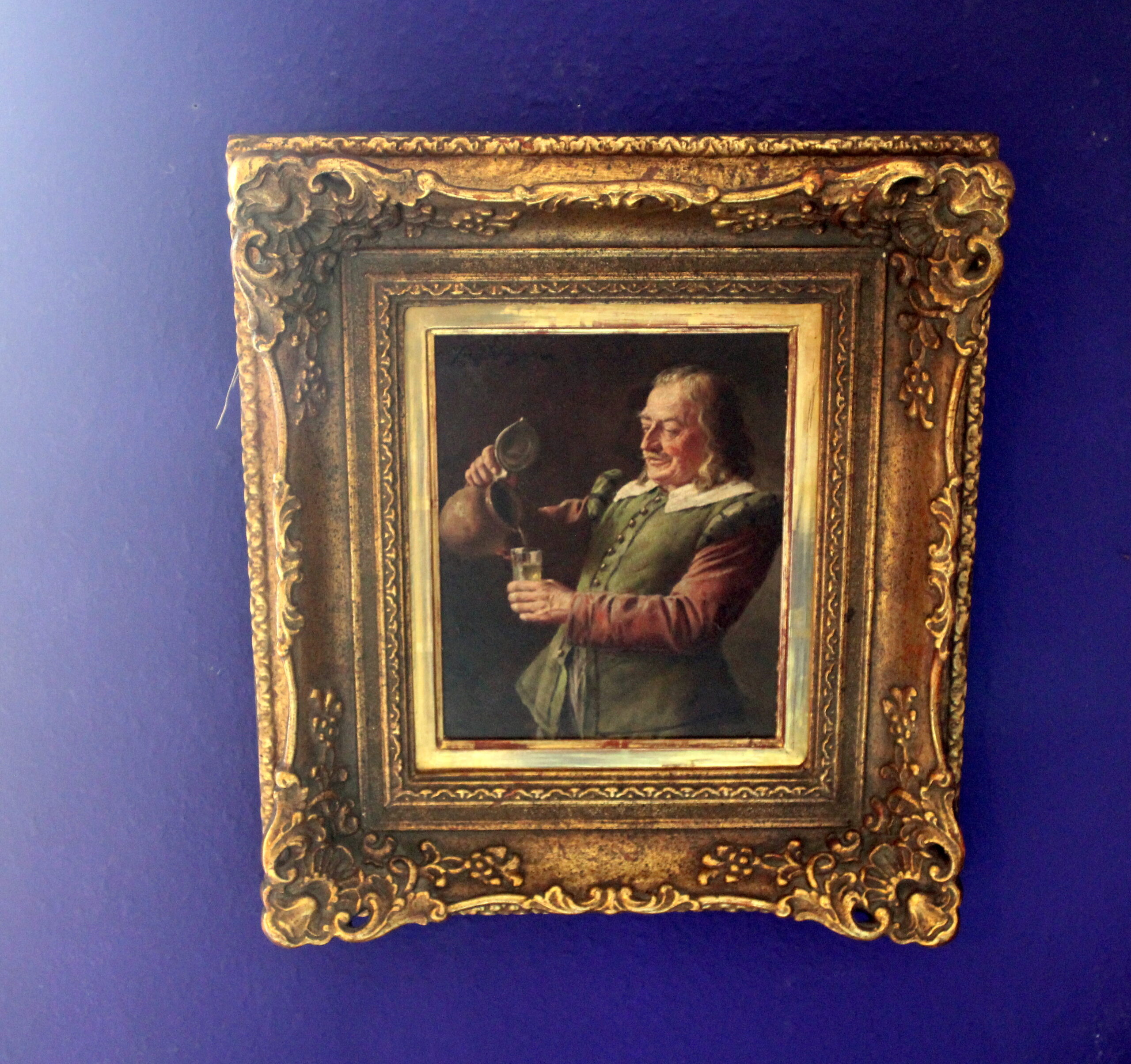 Painting by Fritz Wagner (Munich 1896-1939) - oil on wood - signed