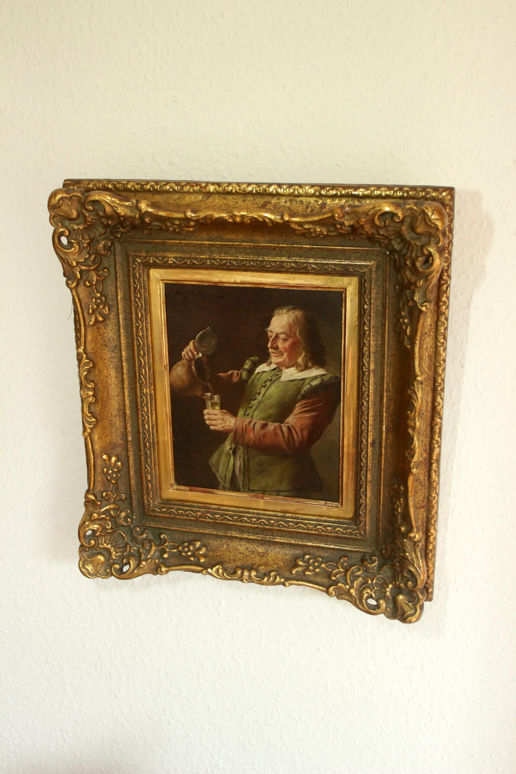 Painting by Fritz Wagner (Munich 1896-1939) - oil on wood - signed