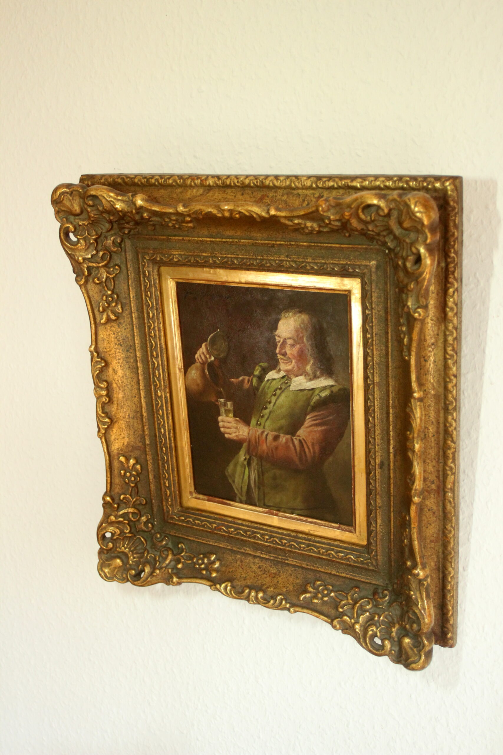 Painting by Fritz Wagner (Munich 1896-1939) - oil on wood - signed