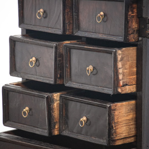 17th Century Oak Spice Cabinet