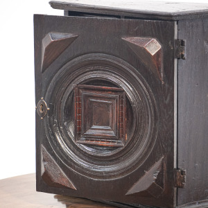 17th Century Oak Spice Cabinet