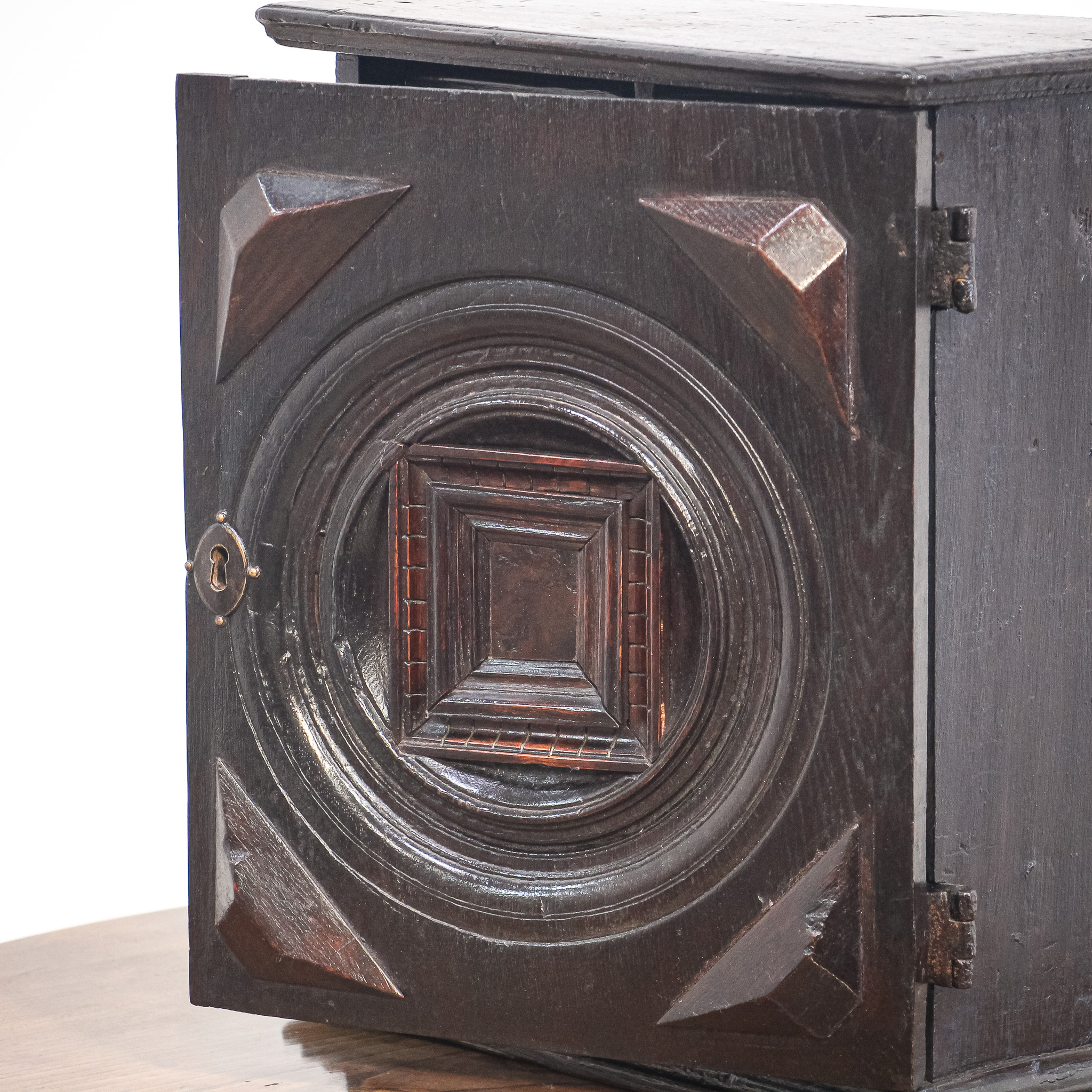 17th Century Oak Spice Cabinet