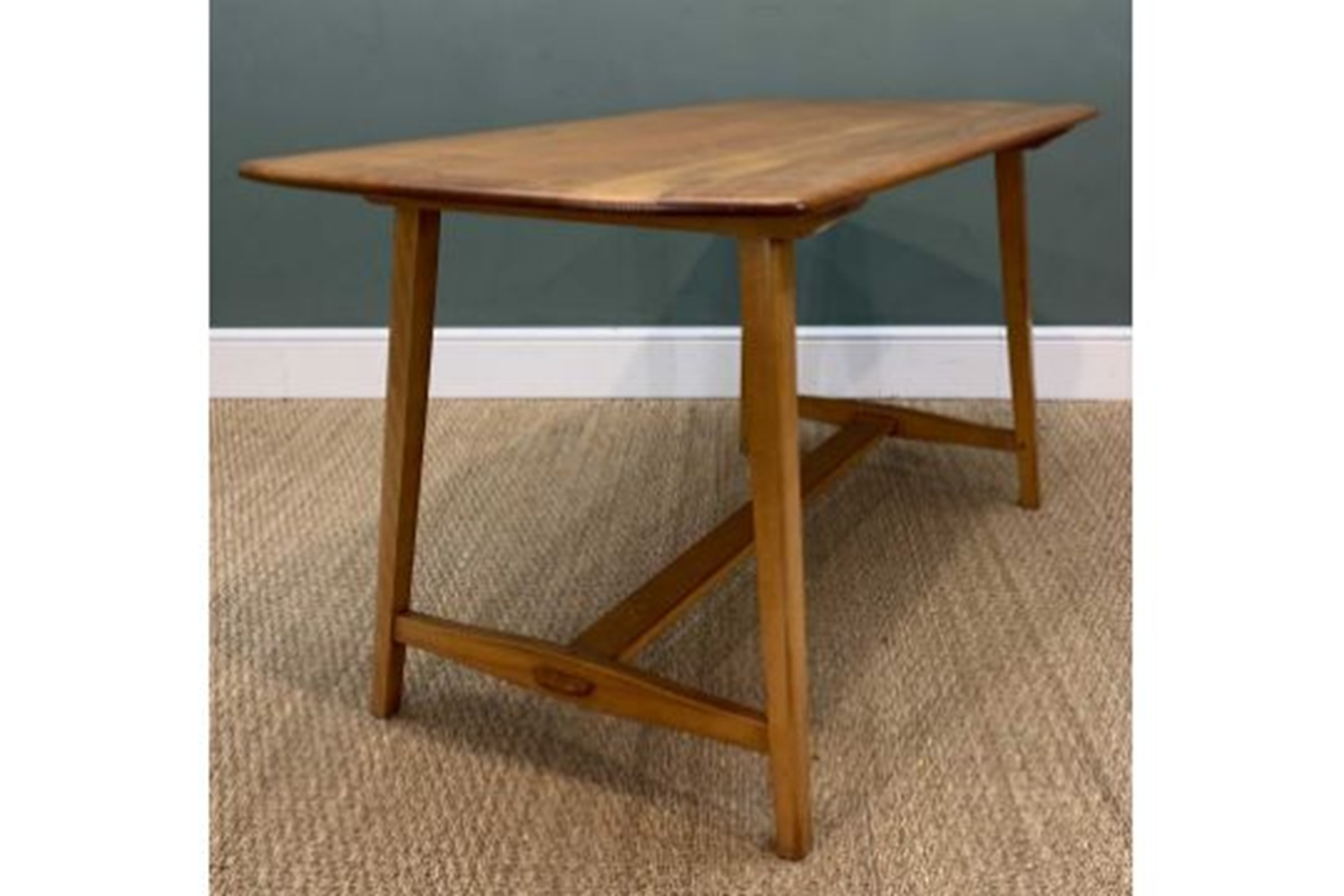 Vintage Ercol plank top dining table Model CC 41 by Lucian Ercolani