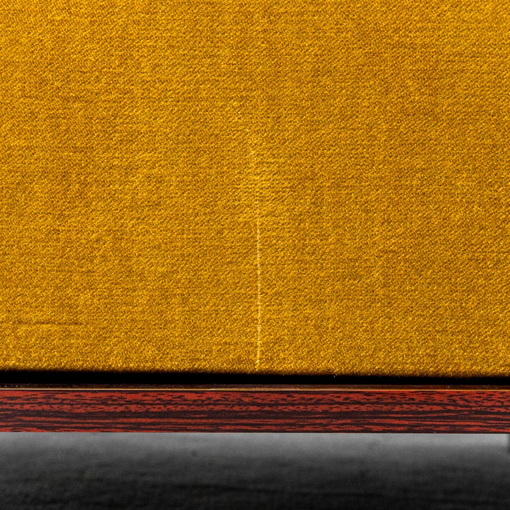 Mobile Bookcase Wood Fabric 60s Vintage Modern