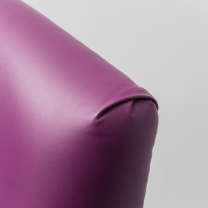 Gigi Radice Radice Minotti's Purple Leather Armchair 1950s Vintage