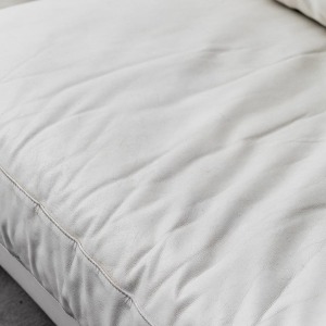3 -Seater Sofa Patrick In White Leather Flexform Years 2000