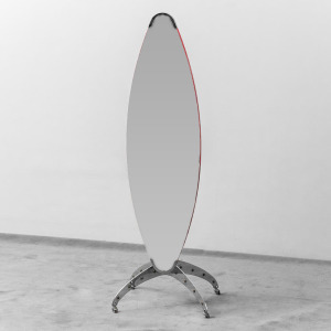 Mirror Dulton Yasuaki Sasamoto Li Qian 1970 Vintage Modernariato