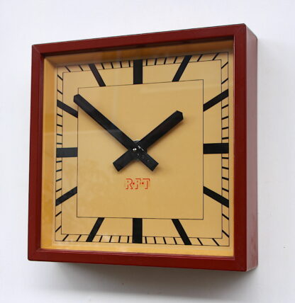 Mid Century Steel Wall Clock By RFT, 1950s - Image 2