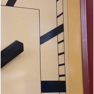 Mid Century Steel Wall Clock By RFT, 1950s