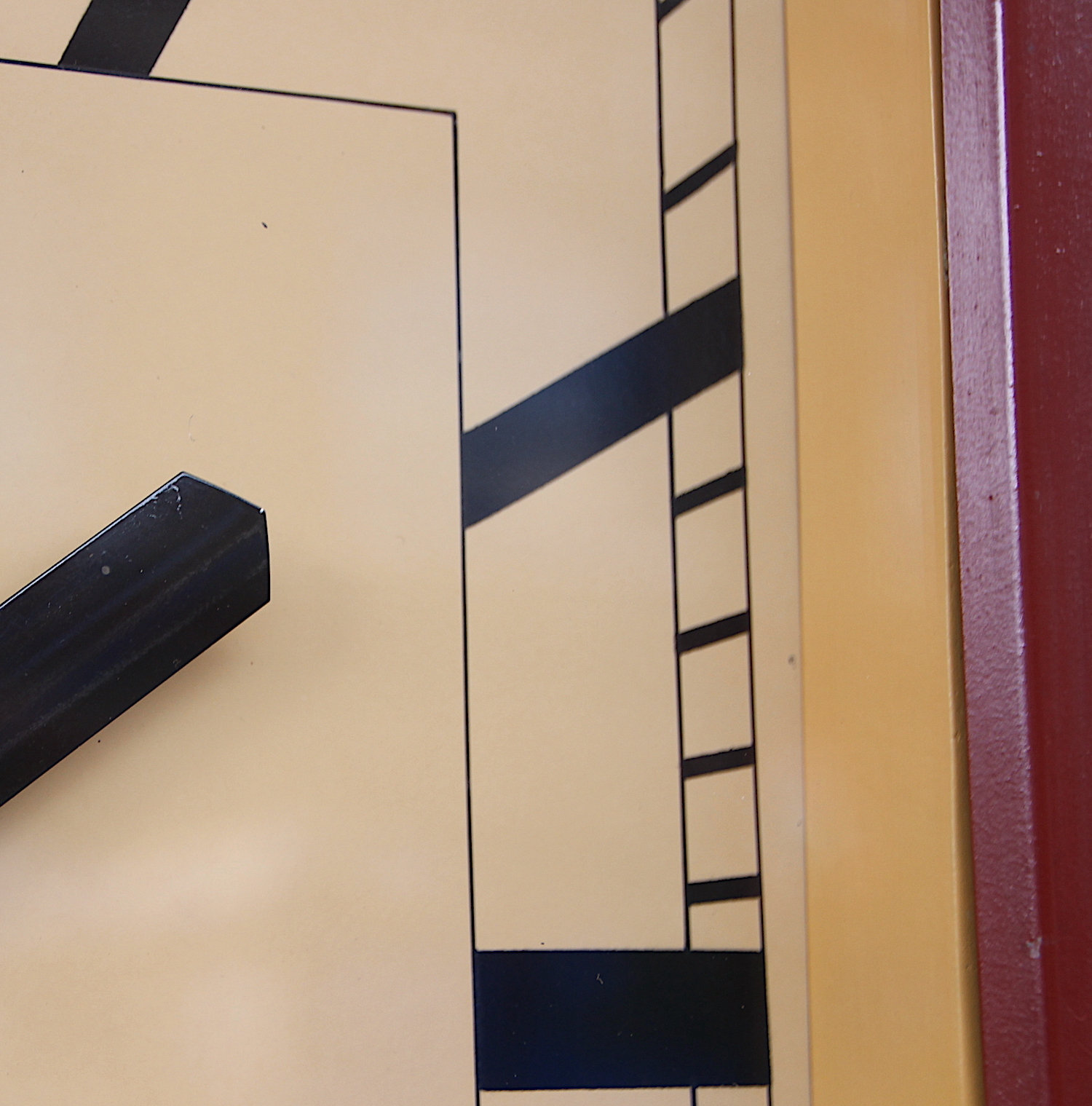 Mid Century Steel Wall Clock By RFT, 1950s