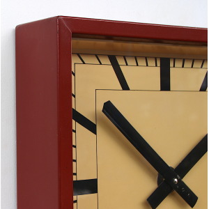 Mid Century Steel Wall Clock By RFT, 1950s