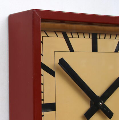 Mid Century Steel Wall Clock By RFT, 1950s - Image 12