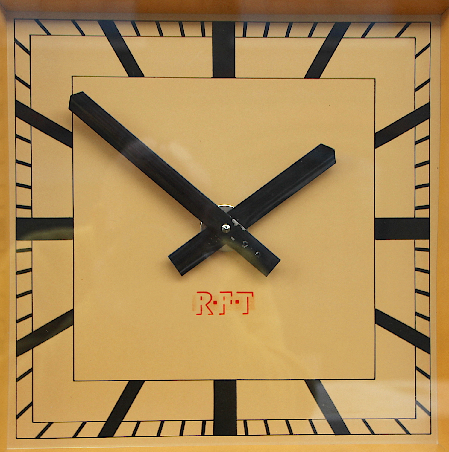 Mid Century Steel Wall Clock By RFT, 1950s