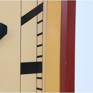 Mid Century Steel Wall Clock By RFT, 1950s