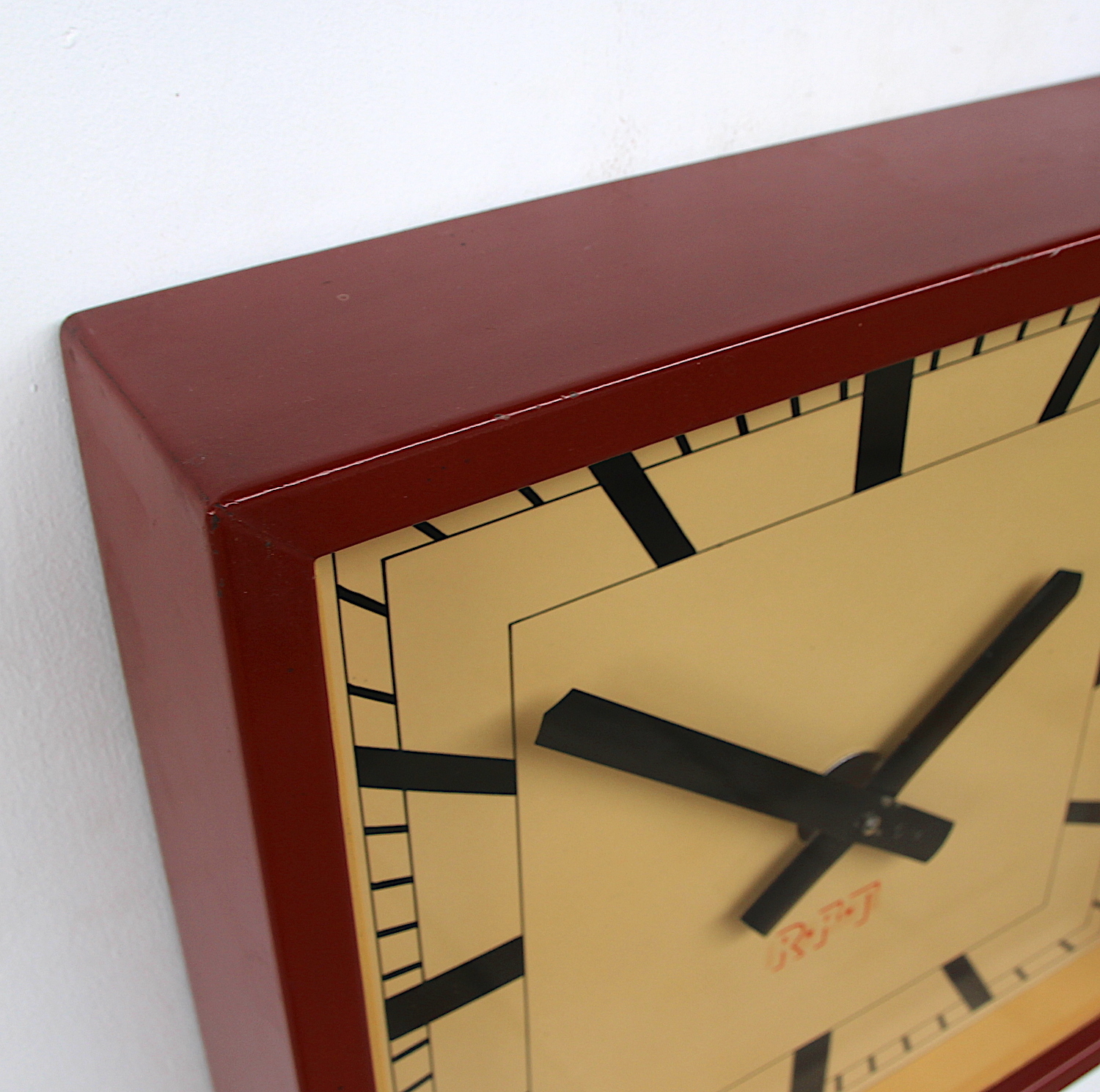 Mid Century Steel Wall Clock By RFT, 1950s