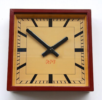 Mid Century Steel Wall Clock By RFT, 1950s - Image 3