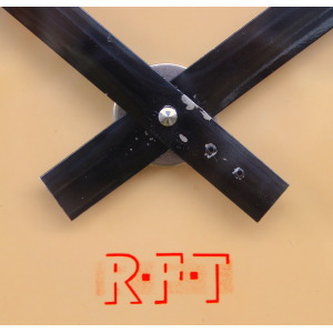 Mid Century Steel Wall Clock By RFT, 1950s