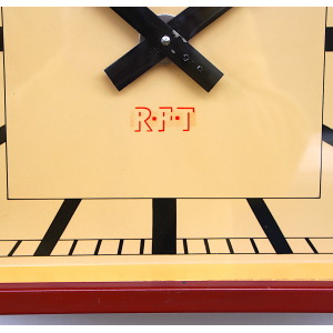 Mid Century Steel Wall Clock By RFT, 1950s