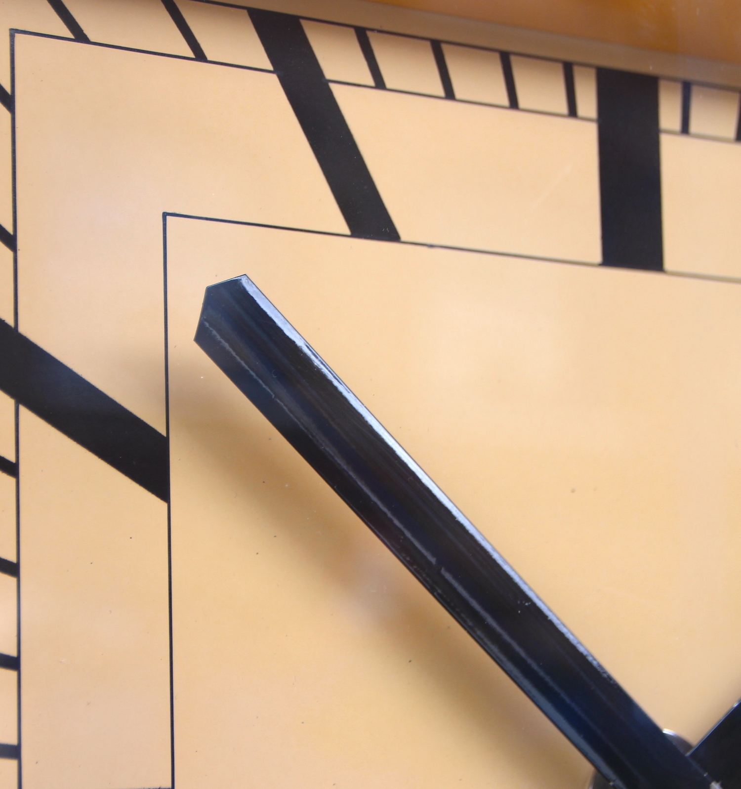 Mid Century Steel Wall Clock By RFT, 1950s