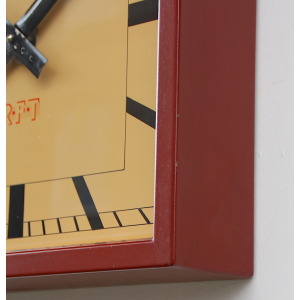 Mid Century Steel Wall Clock By RFT, 1950s
