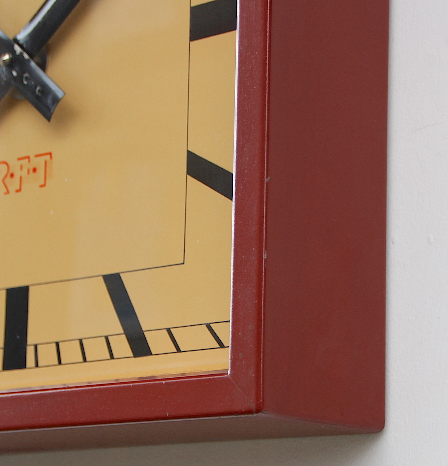Mid Century Steel Wall Clock By RFT, 1950s