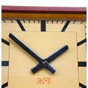 Mid Century Steel Wall Clock By RFT, 1950s