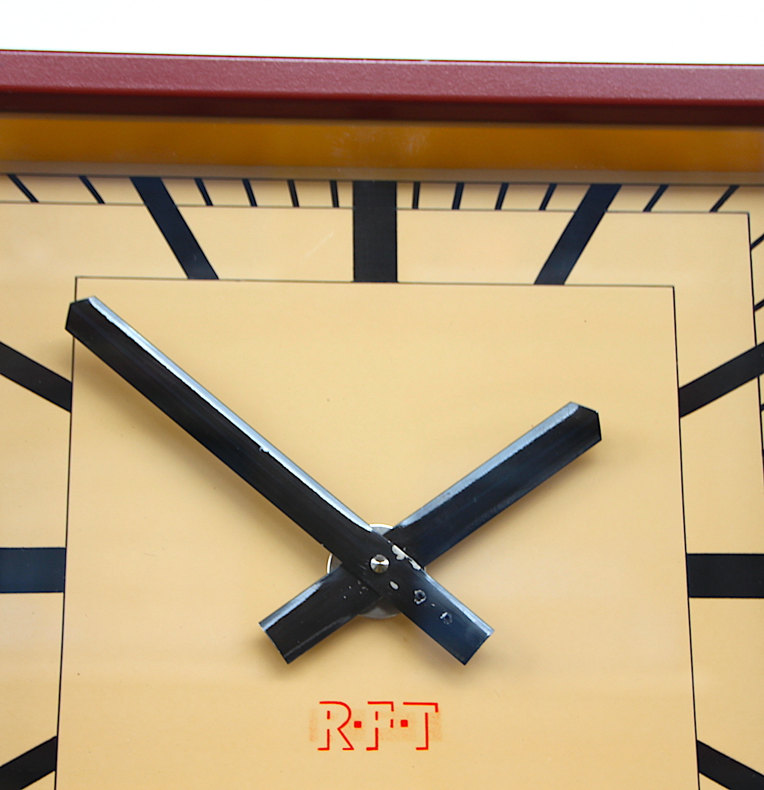 Mid Century Steel Wall Clock By RFT, 1950s