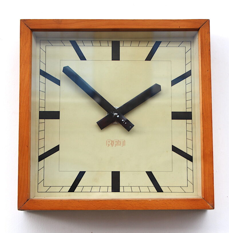 Mid Century Wall Clock By RFT, 1950s