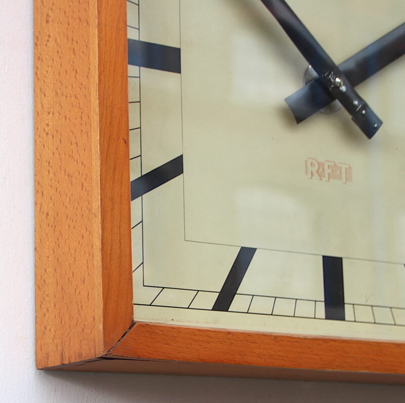 Mid Century Wall Clock By RFT, 1950s