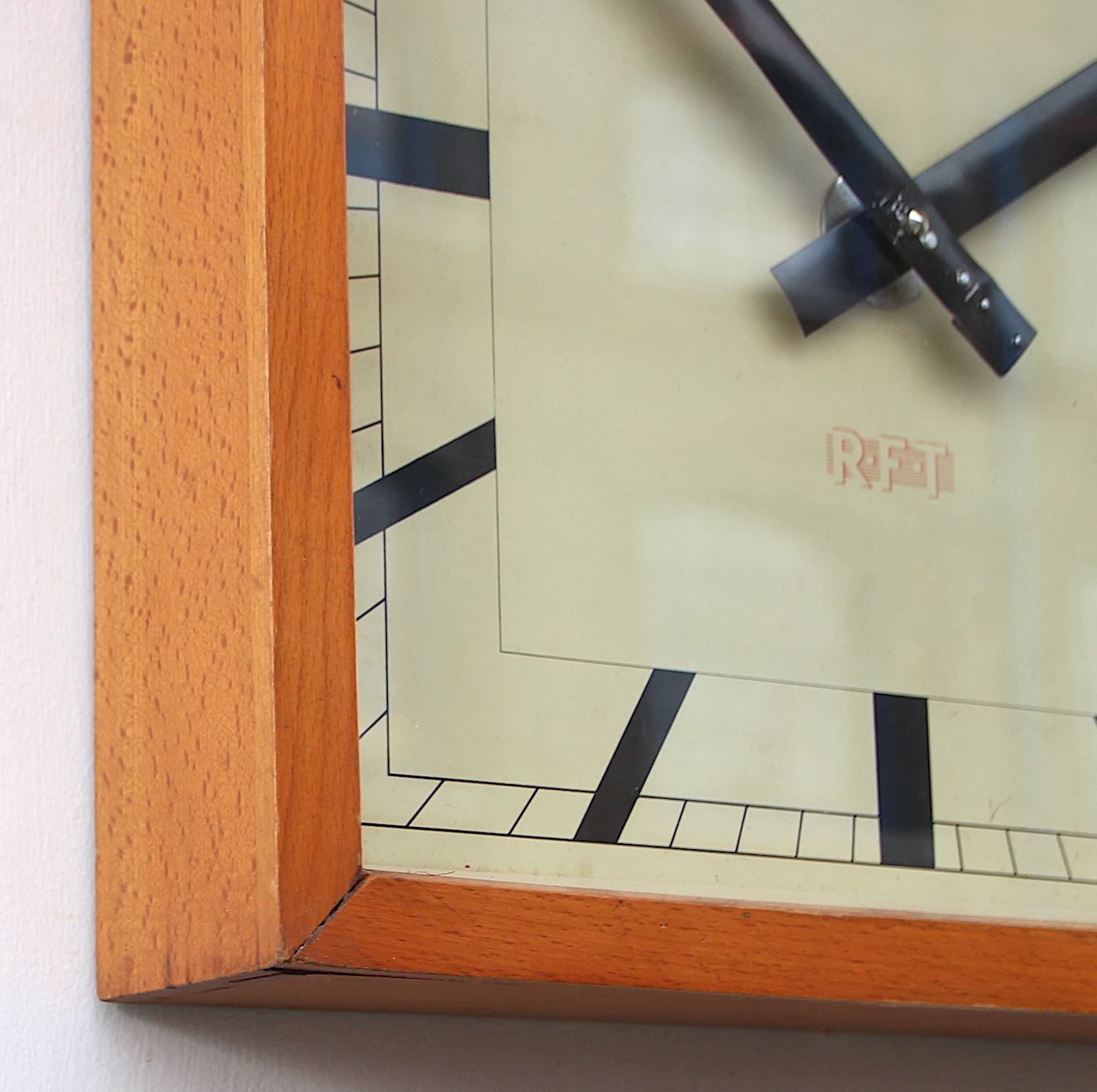 Mid Century Wall Clock By RFT, 1950s