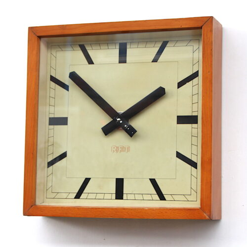 Mid Century Wall Clock By RFT, 1950s