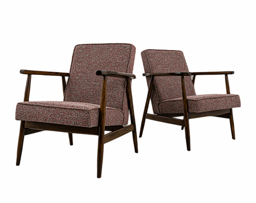 Pair Of Vintage Armchairs, Poland, 1960s