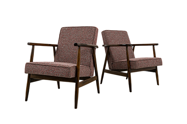 Pair Of Vintage Armchairs, Poland, 1960s