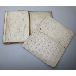 A good antique Papier Mache & Mother of Pearl hand painted Folio Blotter C.19thC