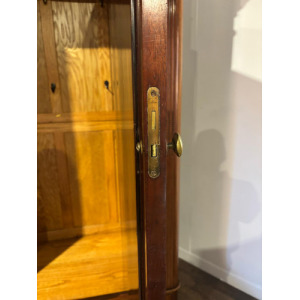 Antique Continental Walnut & Mahogany Wardrobe
