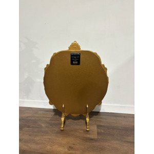 Antique Reproduction Painted Gilt Fire Screen