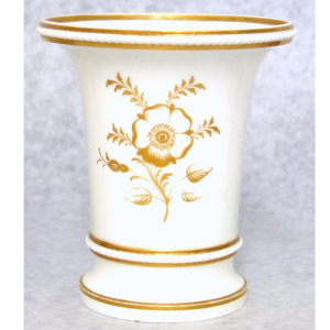 Unusual & scarce antique Regency Bat printed Huntsman porcelain Spill Vase C.early 19thC